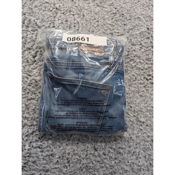 Madewell Jeans Women 28 Blue High Rise Skinny Distressed Stretch Normcore Grunge - Picture 10 of 10